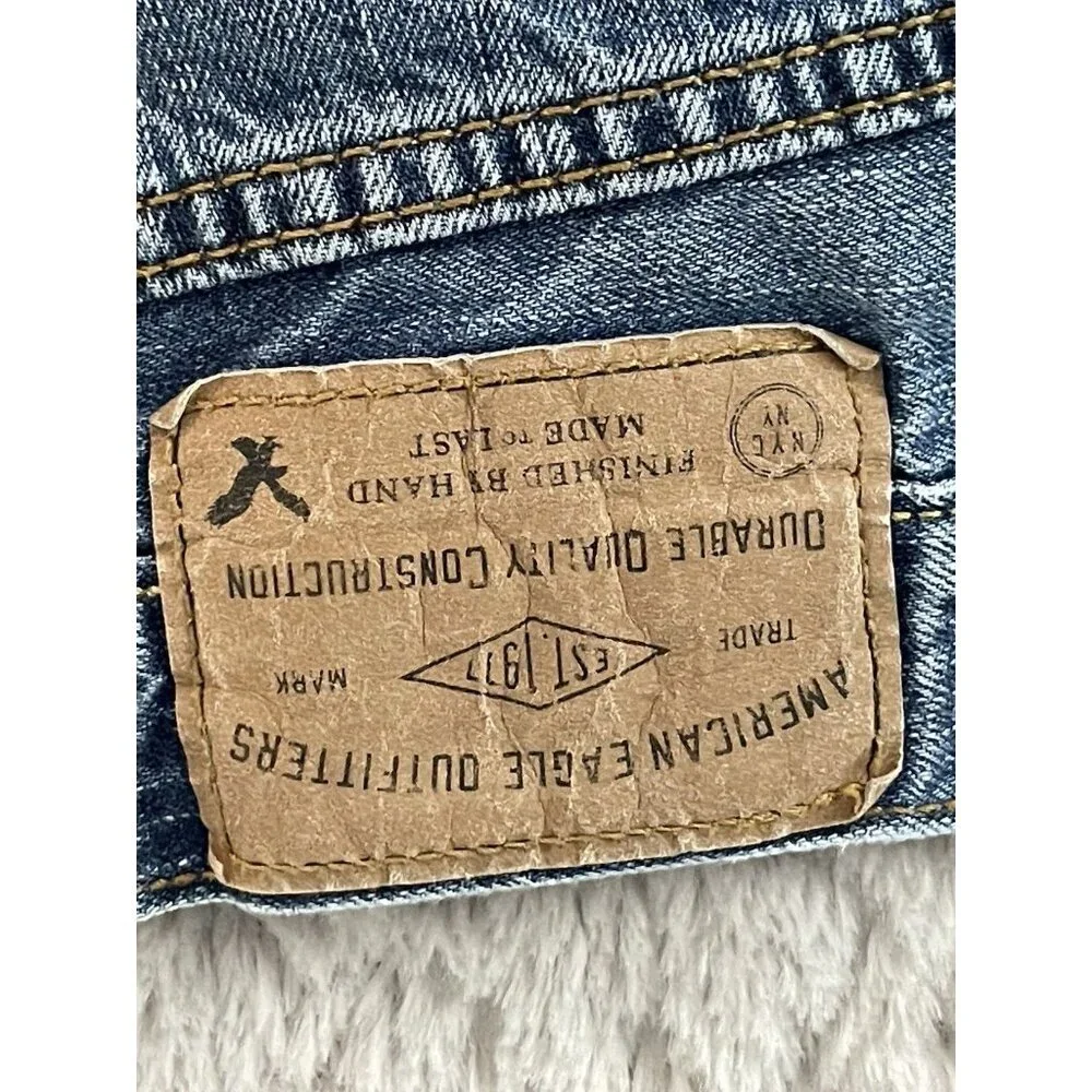American Eagle Men's Jeans Straight Leg Relaxed Fit Size 34 X 36